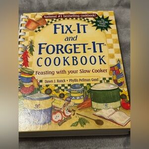 Fix-It and Forget-It Cookbook Slow Cooker Recipes, Spiral Bound Hardcover, 2000